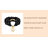Black Scrunchie Keychain Wristlet