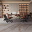 Modern Minimalist Brown Office Desk-107761299