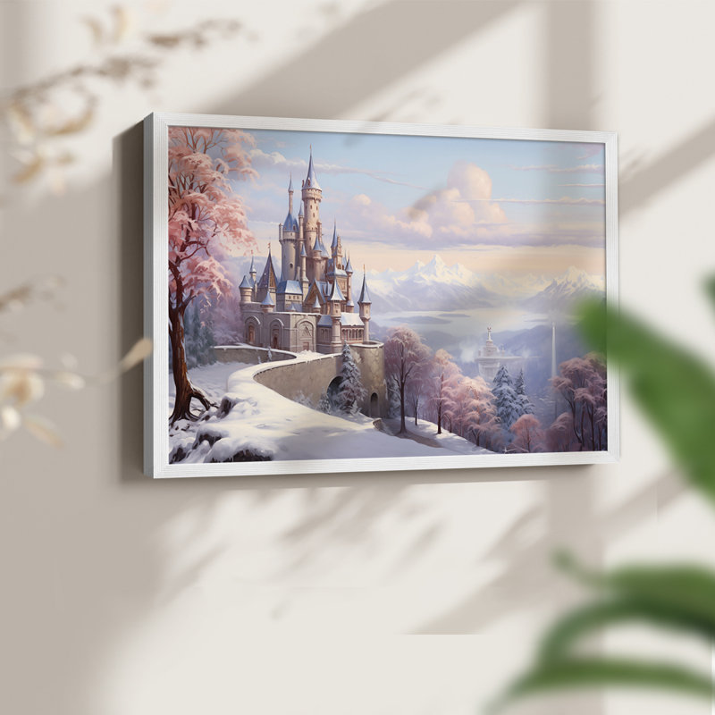 Paysage - CI - Reproduction encadrée - Restickable, H 22 po x l 28 po, Blanc