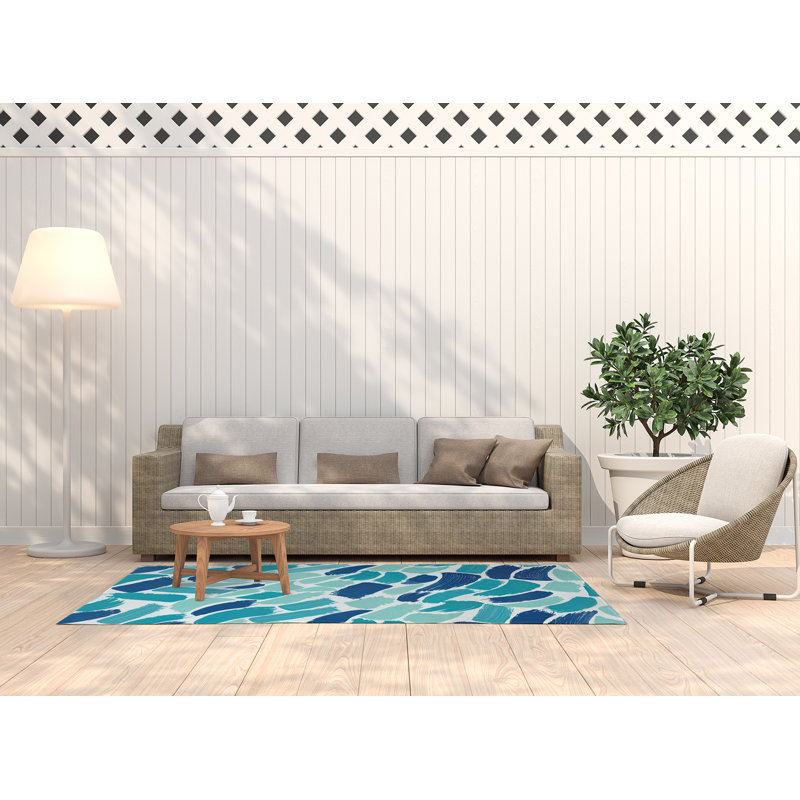 Charlottee Chenille Abstract Indoor Rug, Rectangle 3' x 5'