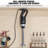 VEVOR Hand Mixer 750W Speed Hand Immersion Blender with Travel Cup