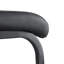 Ensemble de 2 chaises noires en polyuréthane