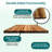EcoDecors Reversible Solid Teak Edge Grain Cutting Board with Juice Groove, 40-inches x 28-inches