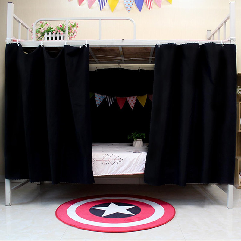 2Pcs Blackout Bottom Bunk Bed Curtain,Bunkbed Curtains For T...