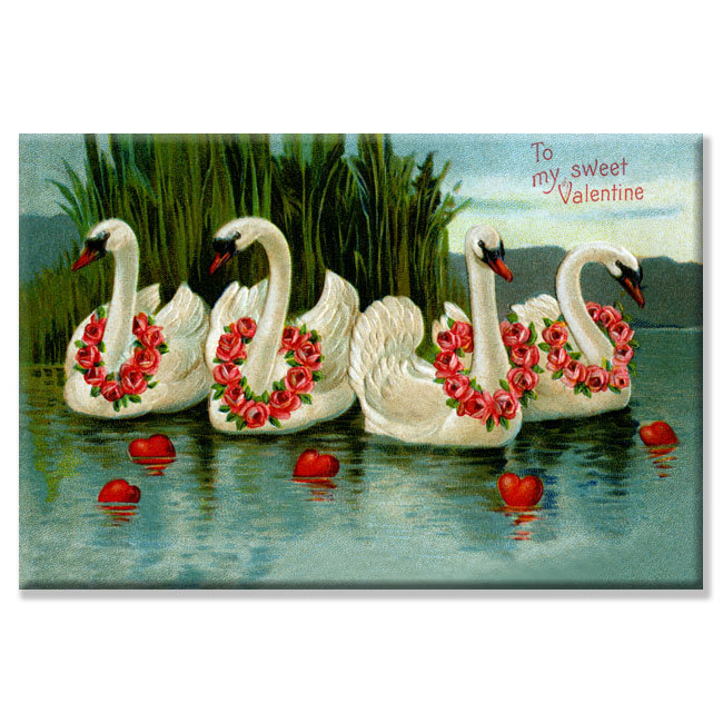 To My Sweet Valentine Vintage Advertisement on Wrapped Canvas Buyenlarge 