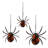 Foldable Paper Spider Hanging Décor Set