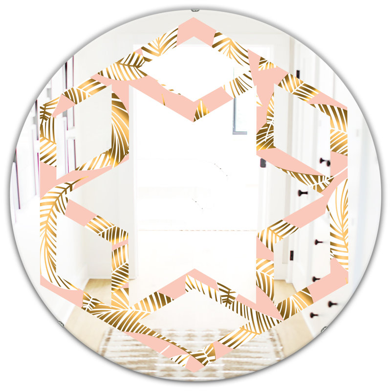 Miroir de salle de bain Hexagon Star, H 24 po x l 24 po
