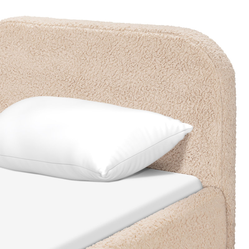 Nara Twin Bed, Twin, Chai Shearling