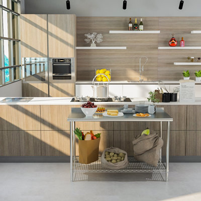Metal Kitchen Island