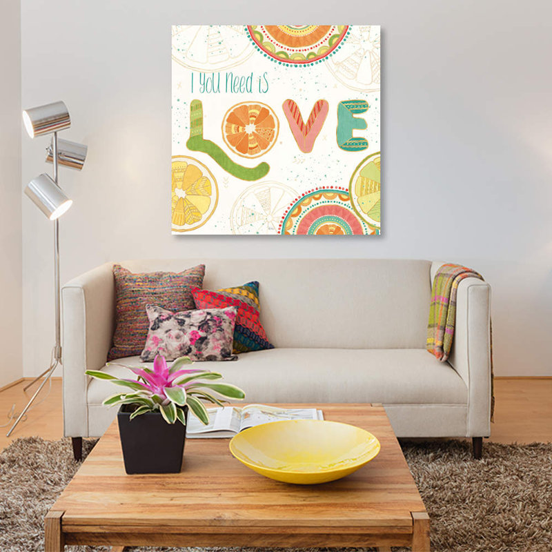 « citrus splash v », reproduction d’impression sur toile, H 12 po x l 12 po x P 1,5 po, Toile tendue, Pas de tapis