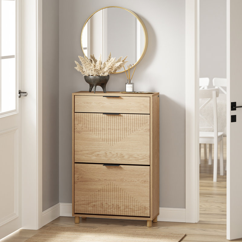 8 Pair Flip Down Shoe Storage