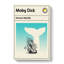 Book Cover Moby Dick Herman Melville - Wrapped Canvas-61878594