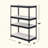 4 Tier Rectangular Bookcase With Adjustable Shelves