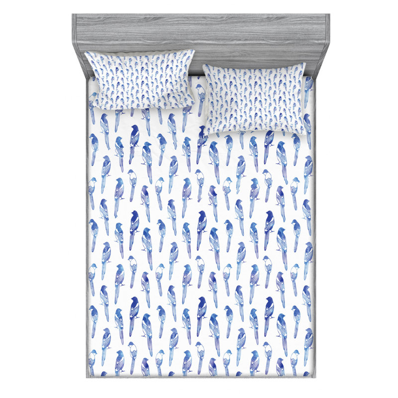 Microfiber Sheet Set, Full Sheet Set with Fitted Sheet and Pillowcase