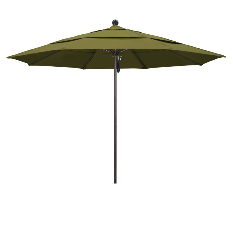 Parasol de marché 11 pi Hibo, Palmier - Pacifica, Bronze