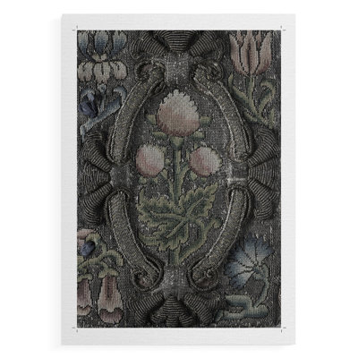 Vintage Abstract Print CXLVIII -Canvas Print Only - NOT FRAMED