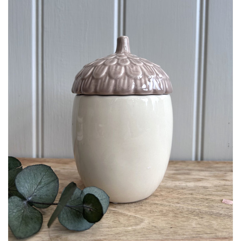 Ceramic Tabletop Wax Warmer, Cream/Taupe