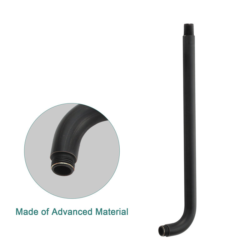 16" Oil Rubbed Bronze Wall Mounted Shower Arm