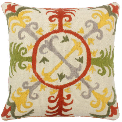 Elegance Heard Kilim Suzani Handmade Pillow