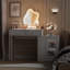 Coiffeuse avec miroir tactile 3 couleurs Fuzail