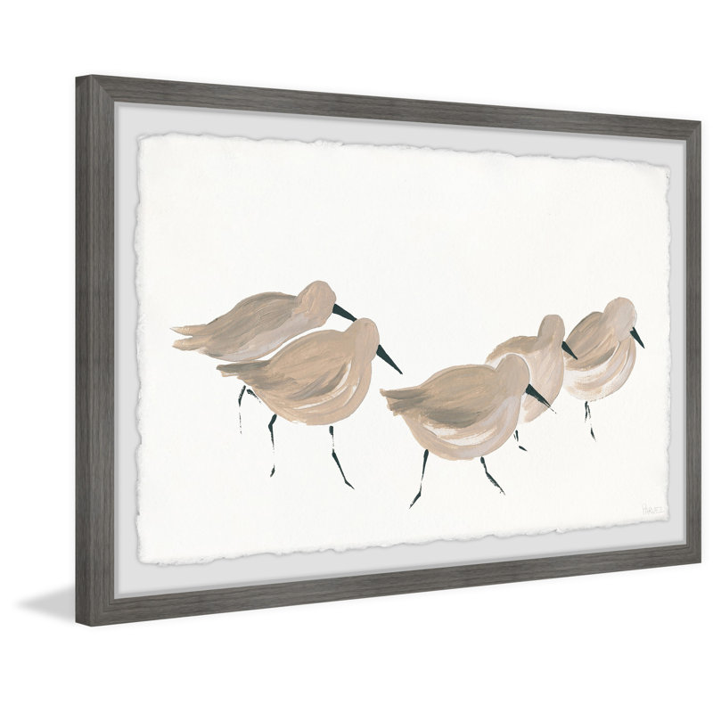 Little Brown Birds by Parvez Taj - Single Picture Frame Print, 20cm H x 30cm W