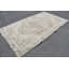 Tapis turc rétro Oushak - fait à la main en laine de style antique oriental nomade brun / beige