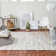 Murtaz Cowhide Geometric Area Rug in Ivory