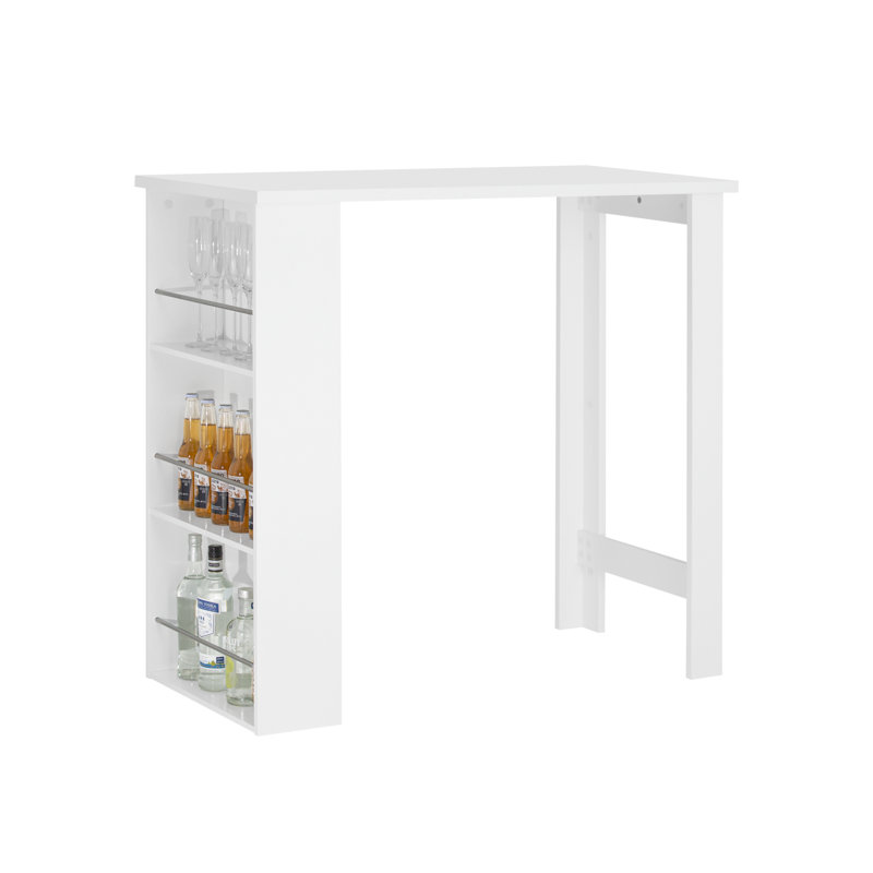 Hacker 112cm Home Bar, White