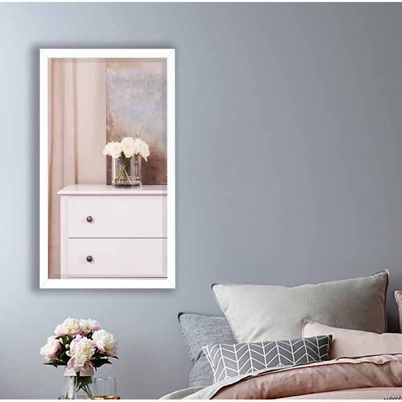 Whitworth Metal Flat Mirror, 34.25" H x 28.25" W