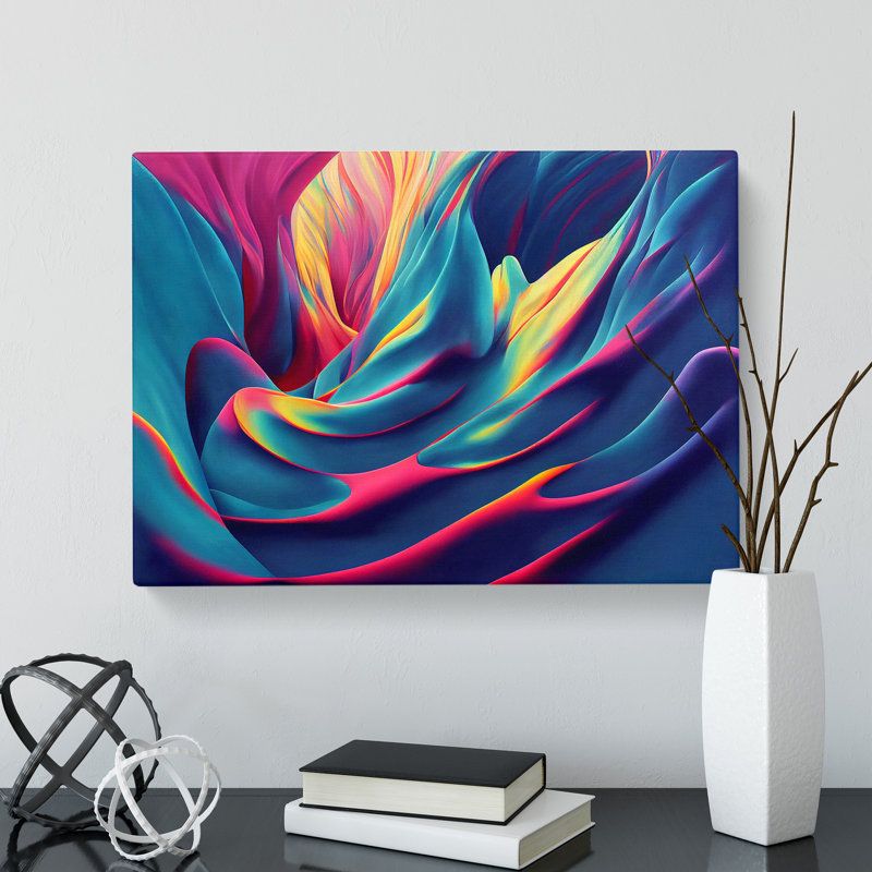 Celebrated Modern Abstract - Wrapped Canvas, 50cm H x 76cm W x 3cm D