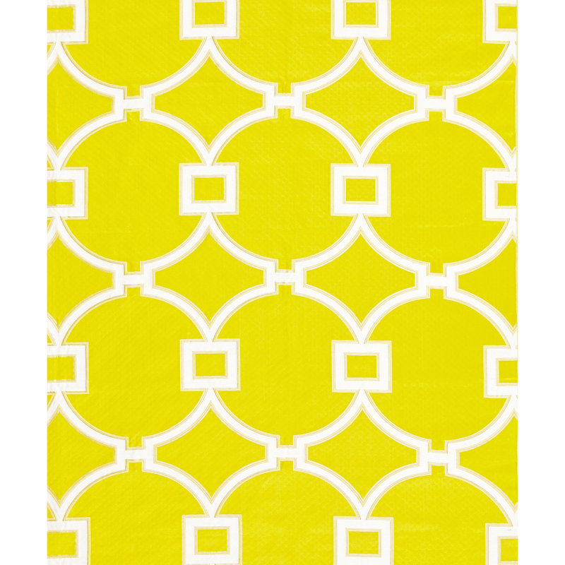 Jardin Circle Fret Fabric, Forsythia