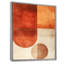 Toile neutre chaleureuse, équilibre terre cuite, art mural abstrait terre cuite-636631453-636631455