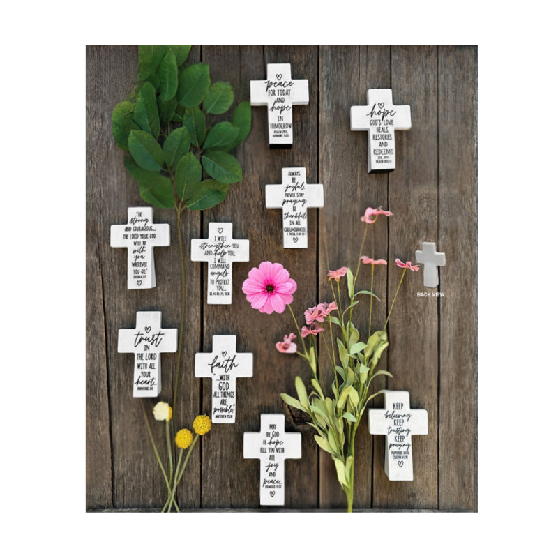 Tabletop Cross Joyful Prayerful Thankful