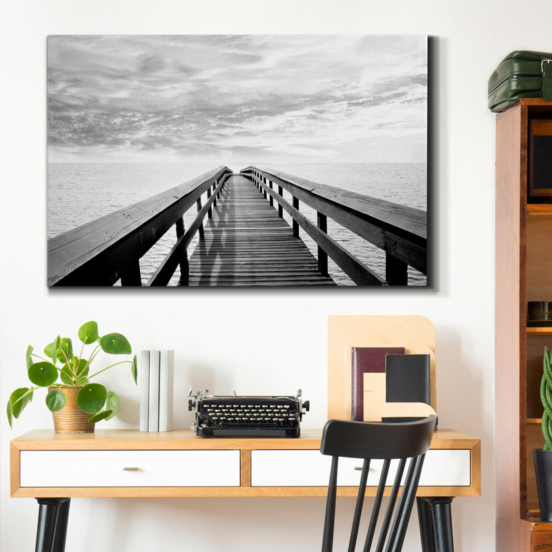 " Pier Reflections ", 60" H x 40" W x 1" D