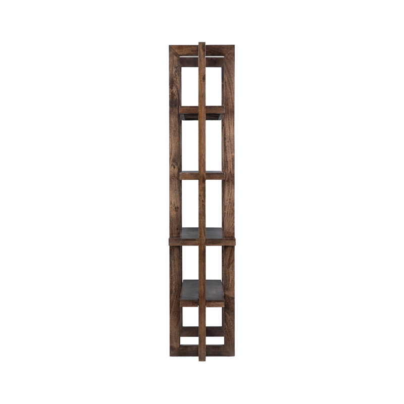 Sydney Solid Wood Etagere Bookcase