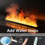 Foyer à vapeur d'eau avec humidificateur, flamme atomique réaliste en 3D de 13 couleurs, pas de vraie flamme, télécommande et remplissage d'eau facile, frais au toucher pour la chambre à coucher et le salon, noir-322597209