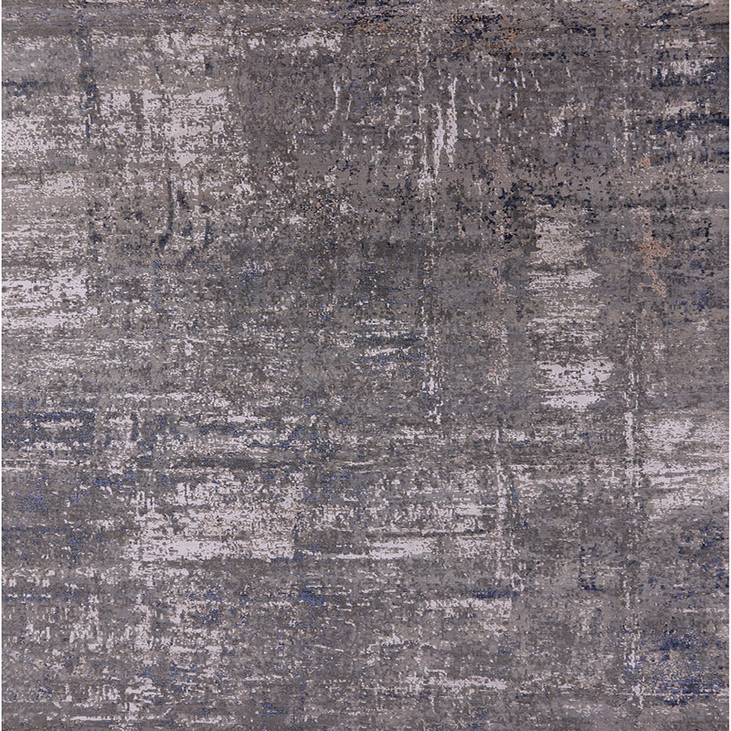 Tapis gris foncé Brecon, Carré 6 pi