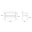 Tanso Outdoor Teak Bench