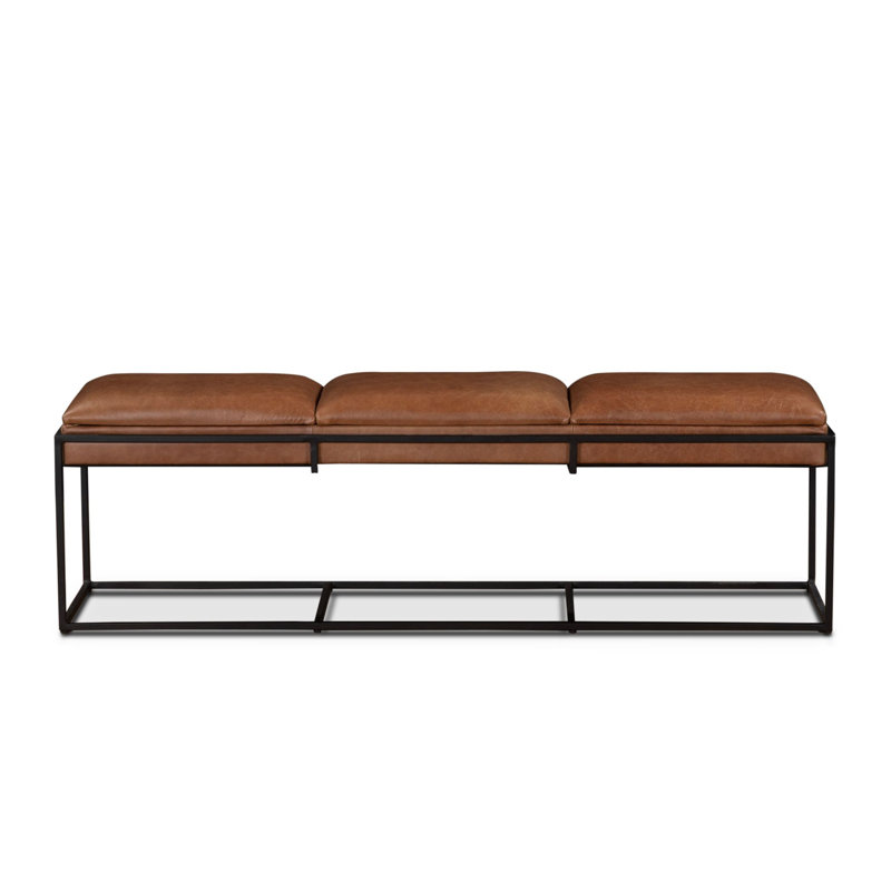 Melbourne Leather Dining Bench