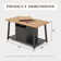 Rectangular Outdoor Gas Fire Pit Table with Storage Space