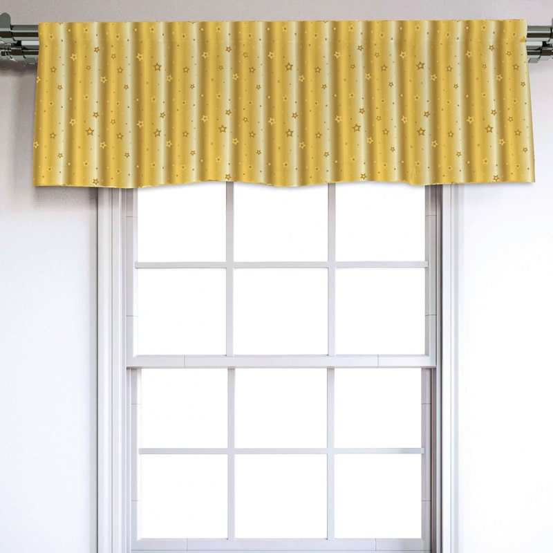 Sateen Ruffled Window Valance