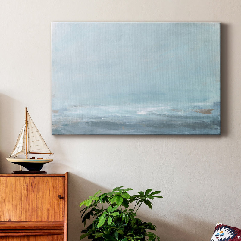 «Soft Sea Mist I», reproduction sur toile tendue, H 12 po x l 8 po x P 1 po