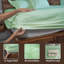 Ensemble de lit en draps 100% coton naturel Home Prides - satin de coton à densité de tissage 400-113839454-113839468