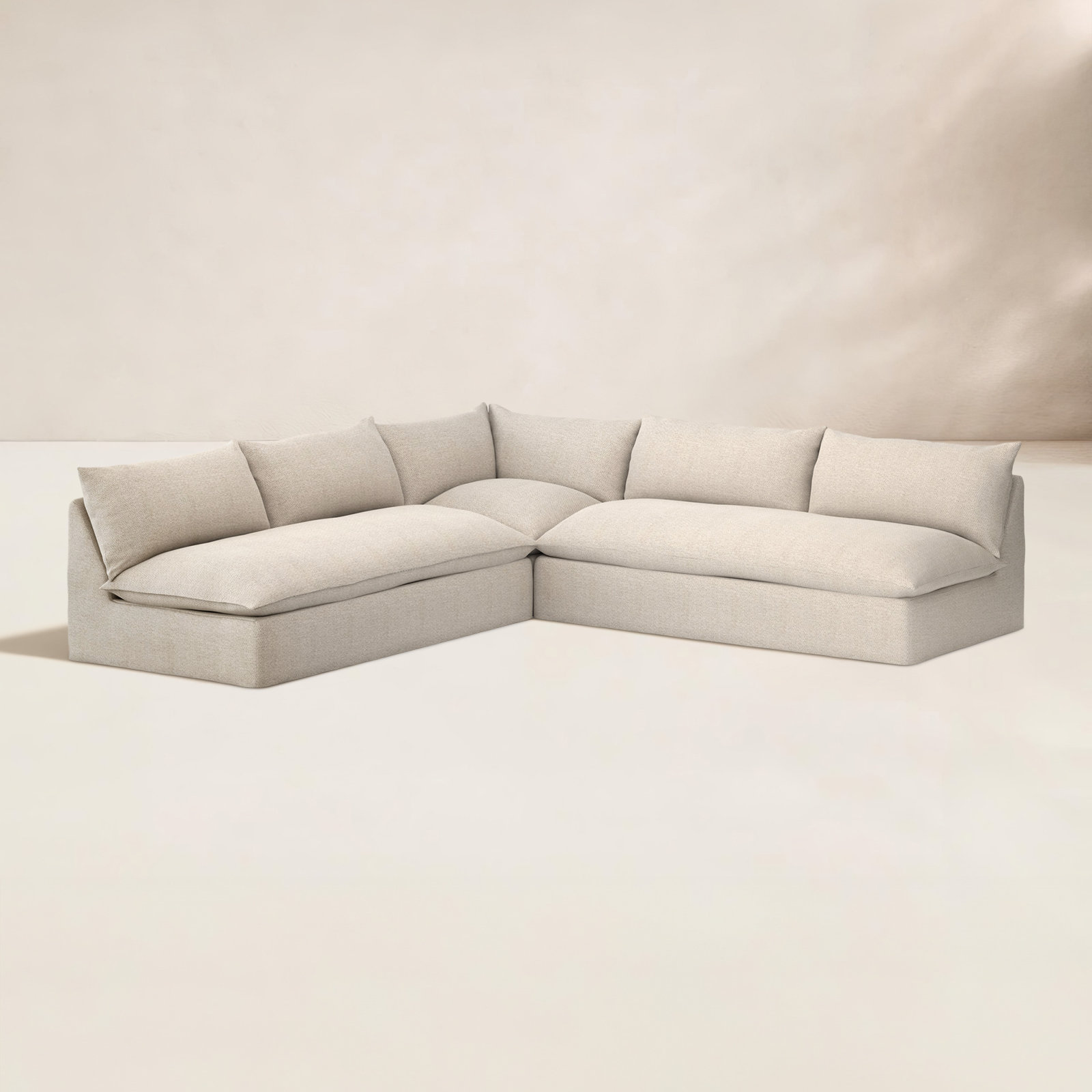 Inali 114" Patio Sectional, Faye Sand