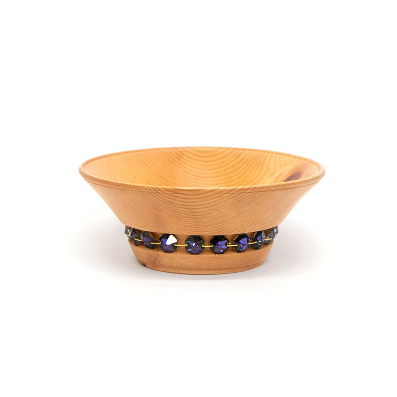 Manara 3 Piece Serving Bowl Set, 1, Brown/Amber Gold, 7.28"
