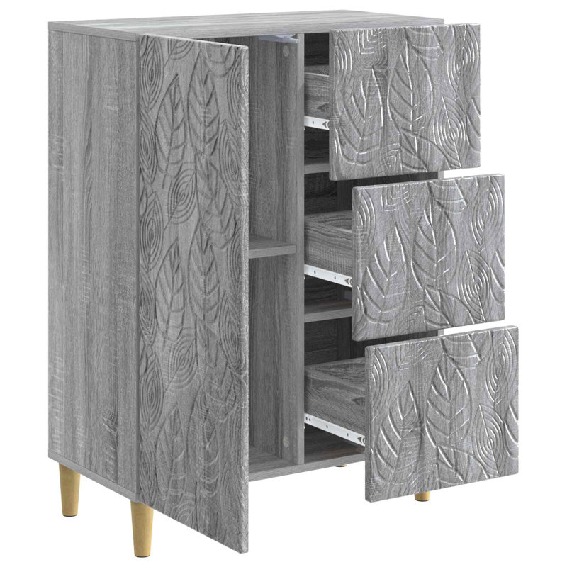 66 cm W Sideboard, Grey Sonoma