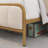 Upholstered Platform Bed with Velvet Headboard-548062663-621628382
