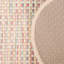 Multicolore tapis de sol en vinyle Ogee, 18 po x 27 po