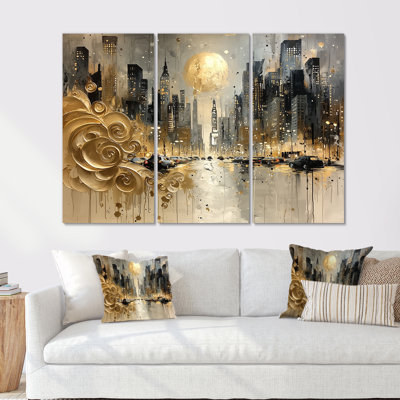 Ensemble de salon Broadway Buzz New York City I - New York City Wall Art