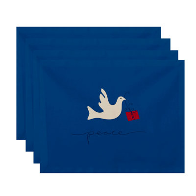 Napperon 18 "Springville Holiday Peace Dove